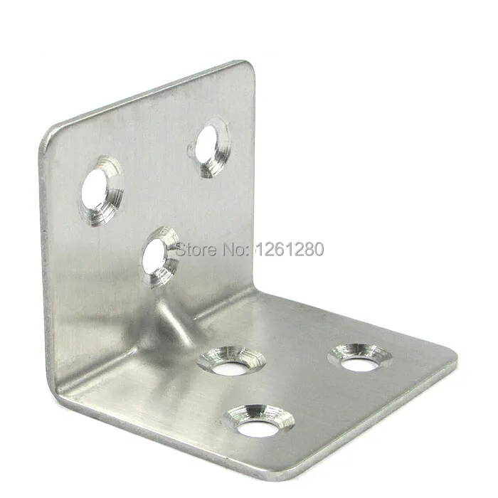 free shipping 6 holes thickening stainless steel corner brackets