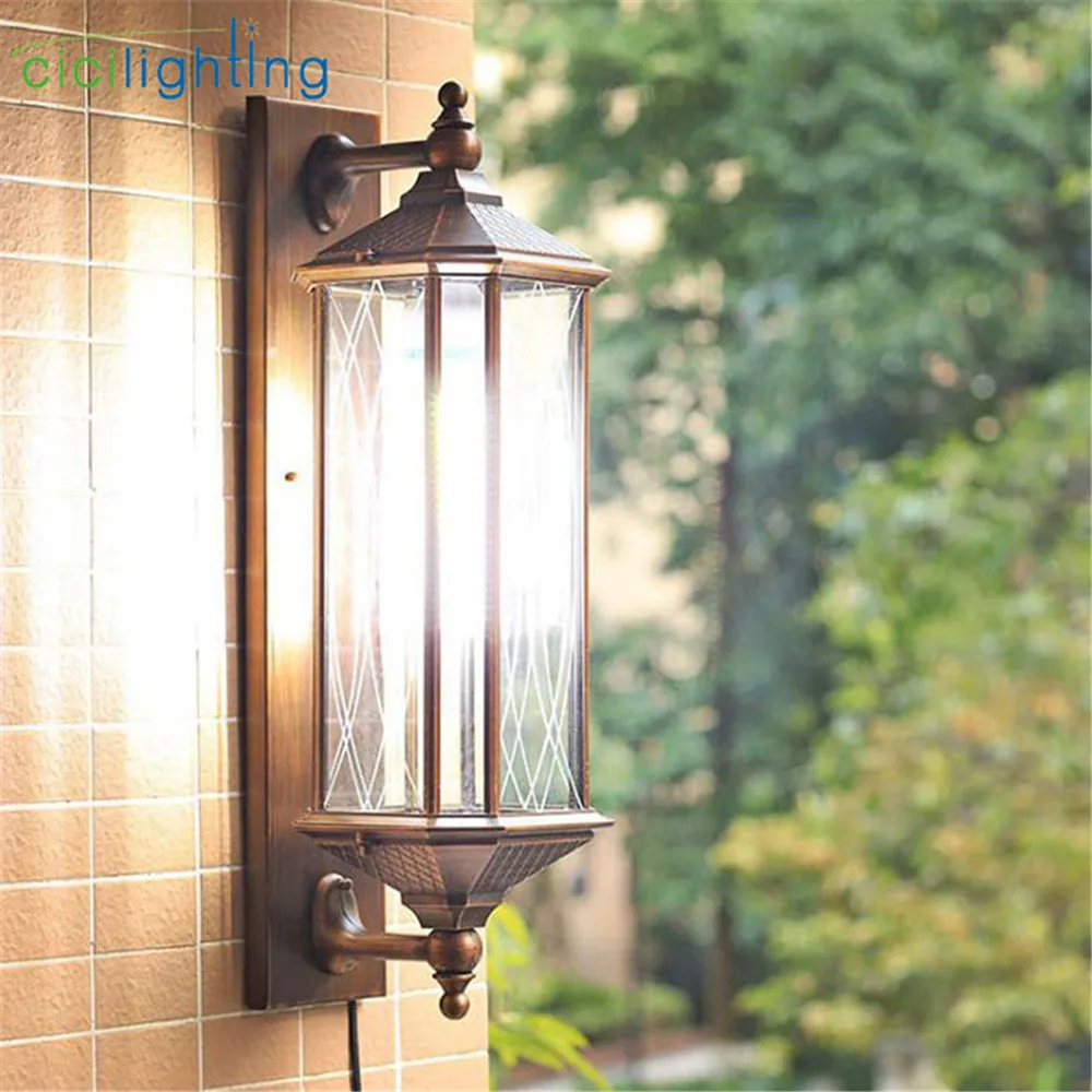 Современный 8 Вт 40 Вт светодиодный настенный светильник, открытый водонепроницаемый светодиодный настенный светильник для крыльца сада, домашний бра, декоративный светильник для помещений, алюминиевый светильник