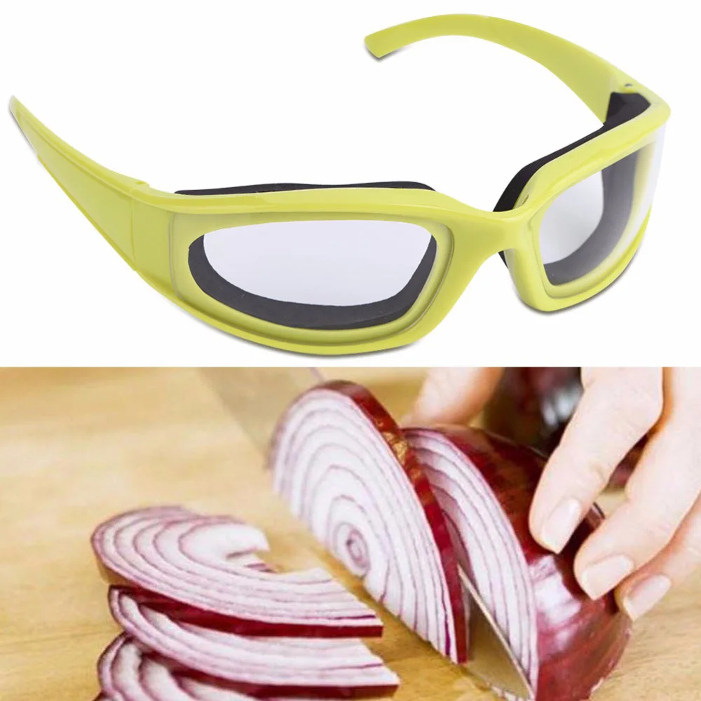 1 шт. зеленый цвет Kichen барбекю защитные очки Защита для глаз кухонные аксессуары луковые очки щитки для лица Инструменты для приготовления пищи