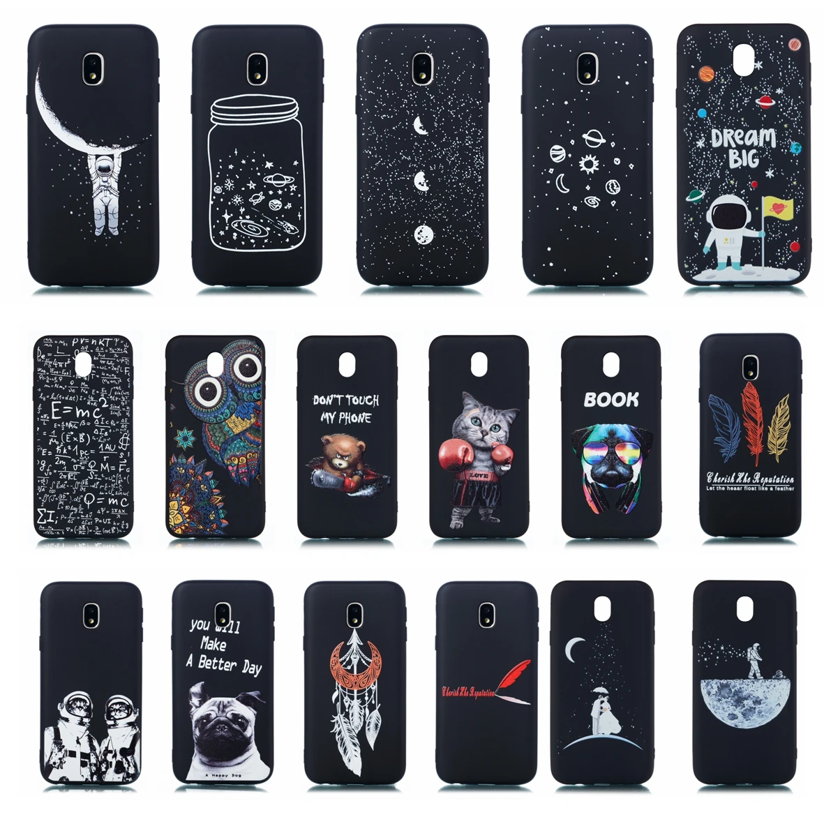 Fashion New Silicone TPU Case For Samsung Galaxy J730/J7 Pro Mobile Phone Shells Bags Fundas J7Pro/J730 J 730 Cases |