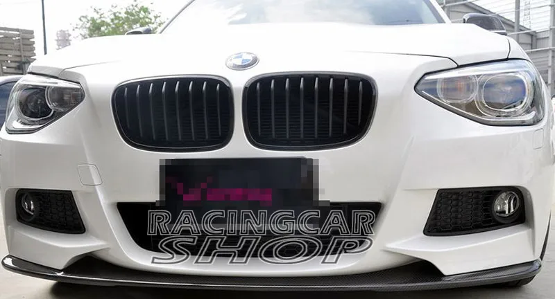 3D style FRONT LIP SPOILER For BMW F20 1-SERIES M TECH M SPORT BUMPER 11-14