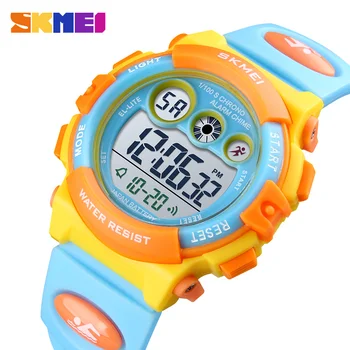 SKMEI Brand Sport Children Watch Waterproof LED Digital Kids Watches Luxury Electronic Watch for Kids Children Boys Girls Gifts skmei brand children watches for kids boy girls led digital multifunctional waterproof wrist watch outdoor sport children watch