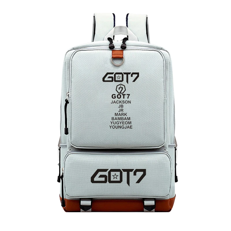 Повседневный Рюкзак GOT7 для подростков мальчиков девочек мужчин и женщин сумки