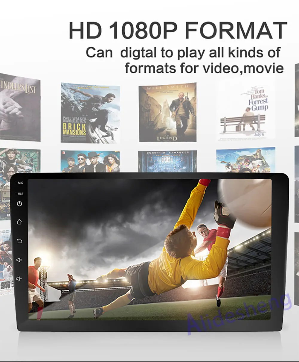 Cheap Android 7.1 Car DVD Multimedia player 2G+32G for Toyota Prado 150 2010 2011 2012 2013 Car Radio GPS Navigation 8