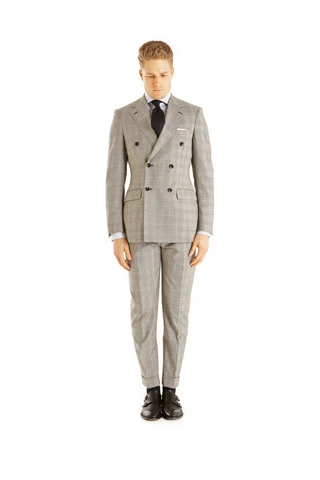 Breasted 100 Double Slim Costumes 2018 Hommes Mesure Boutons Chaude Clair Arrivée Nouvelle Six Vérifier Vente Gris Sur Fit Laine Personnalisé SqqxOpv7nw