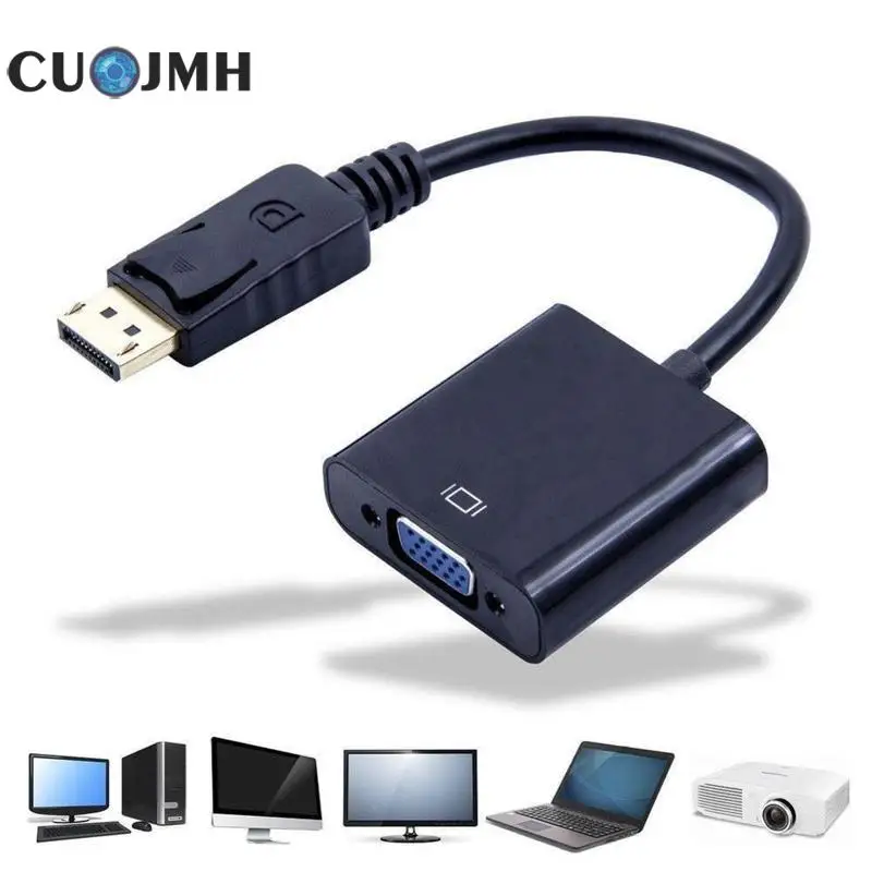 

HDMI to VGA Adapter Male To Famale Converter Adapter 1080P Digital to Analog Video Audio For PC Laptop Tablet