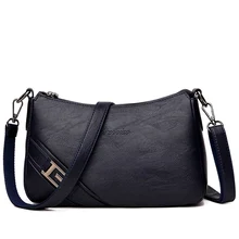 Женские сумки на плечо, роскошные кожаные вместительные сумки, дизайнерские сумки высокого качества, сумки через плечо для девочек, сумка-мессенджер