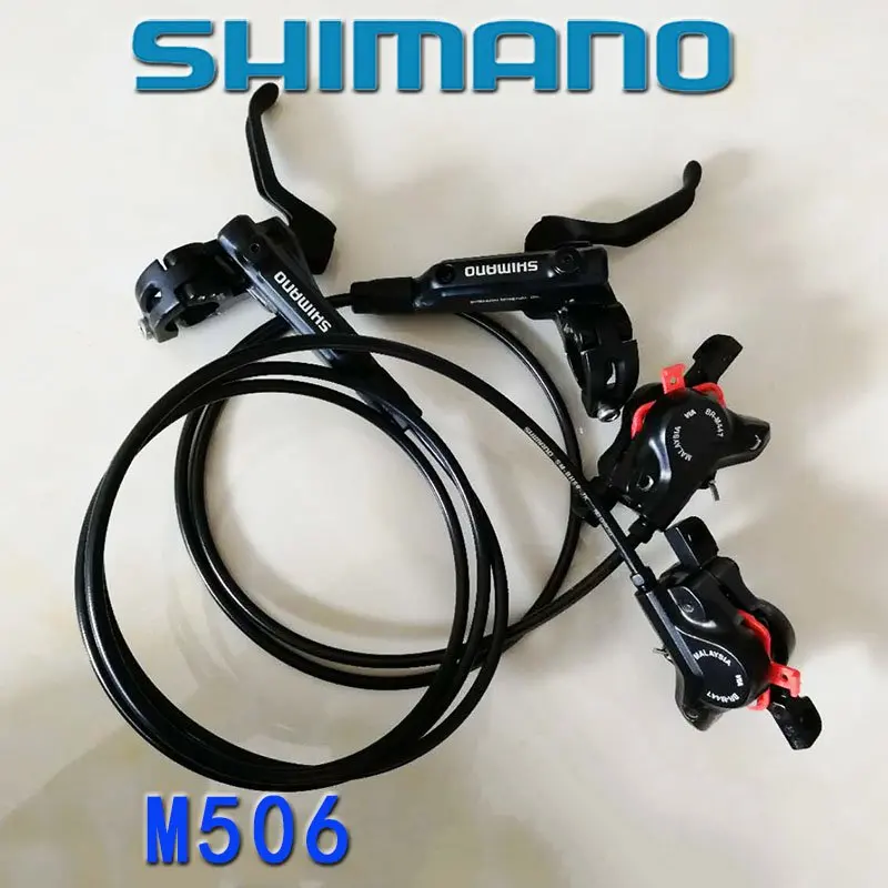 Shimano BL-M506 M447 гидравлический дисковый горный тормоз, набор передних и задних велосипедных тормозов, передние 800 мм задние 1300 мм