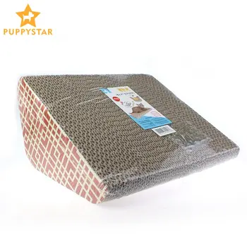 

Scratcher For Cats Corrugated Paper Catnip Scratch Board Kittens Cat Scratcher Pet Products Scratching Mat Cat Supplies LY0012