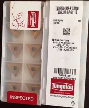 

10PCS CARBIDE INSERT TNGG160404R-P GH110