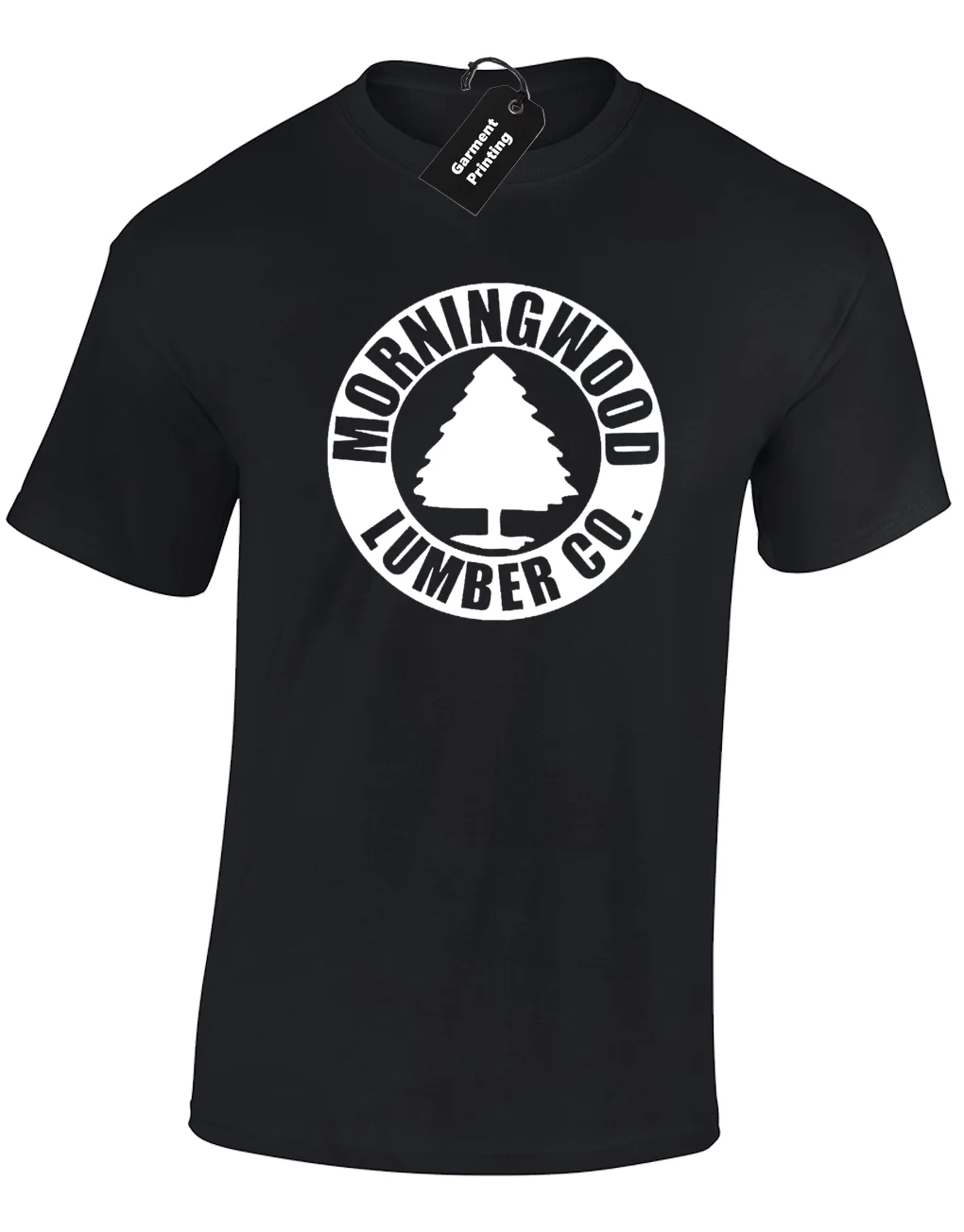 MORNINGWOOD LUMBER CO Мужская футболка смешной грубый дизайн подарок идея TOPCool