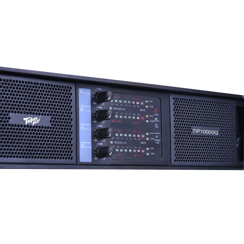 4CH 4*1350 Вт Класс TD 10000q линейный усилитель мощности Профессиональный DJ сабвуфер Tulun