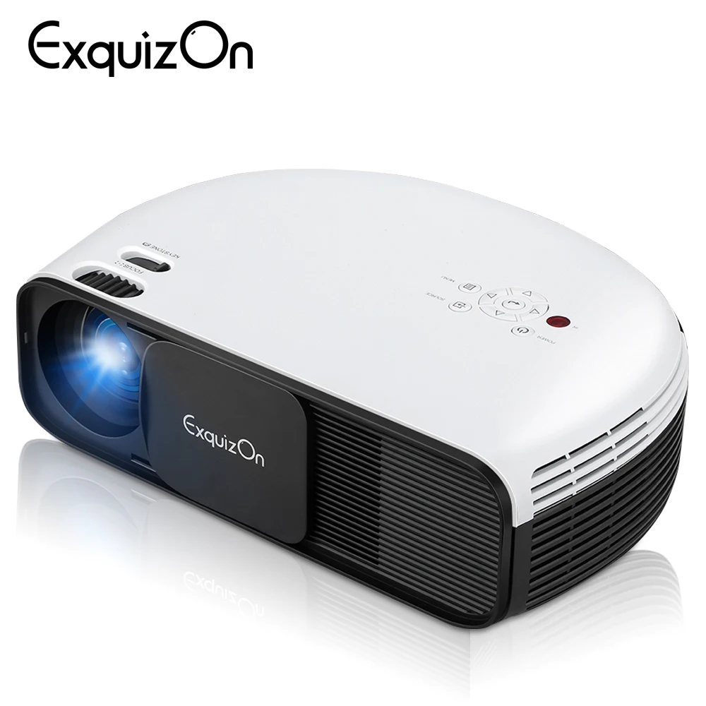 Exquizon CL760 3200 люмен 1280*800 проектор Поддержка аудио видео 1080 P HD Проектор для
