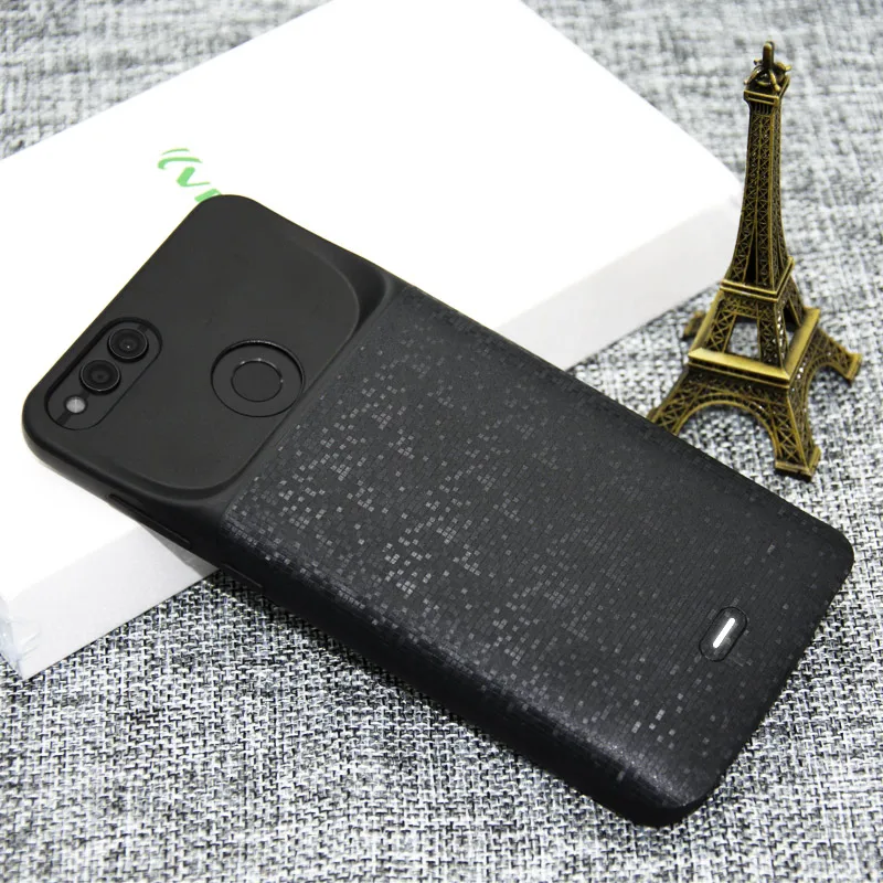 

Double use time! Battery Case For HUAWEI Honor 7X External Power bank Charger TPU Frame Phone cover Case for honor 6x 5000mAh