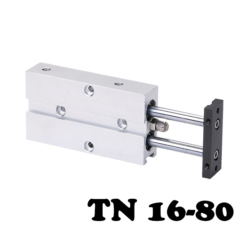 

Tn16-80 double shaft double pole cylinder, the cylinder double pole belongs to the 16mm hole 80mm stroke cylinder.