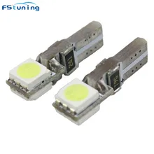 ^#Cheap FSTUNING T5 2SMD 5050 Instrument lamp Dashboard Warning Indicator Light 12V LED White Lights LED Gauge Dashboard Wedge Light Low Price