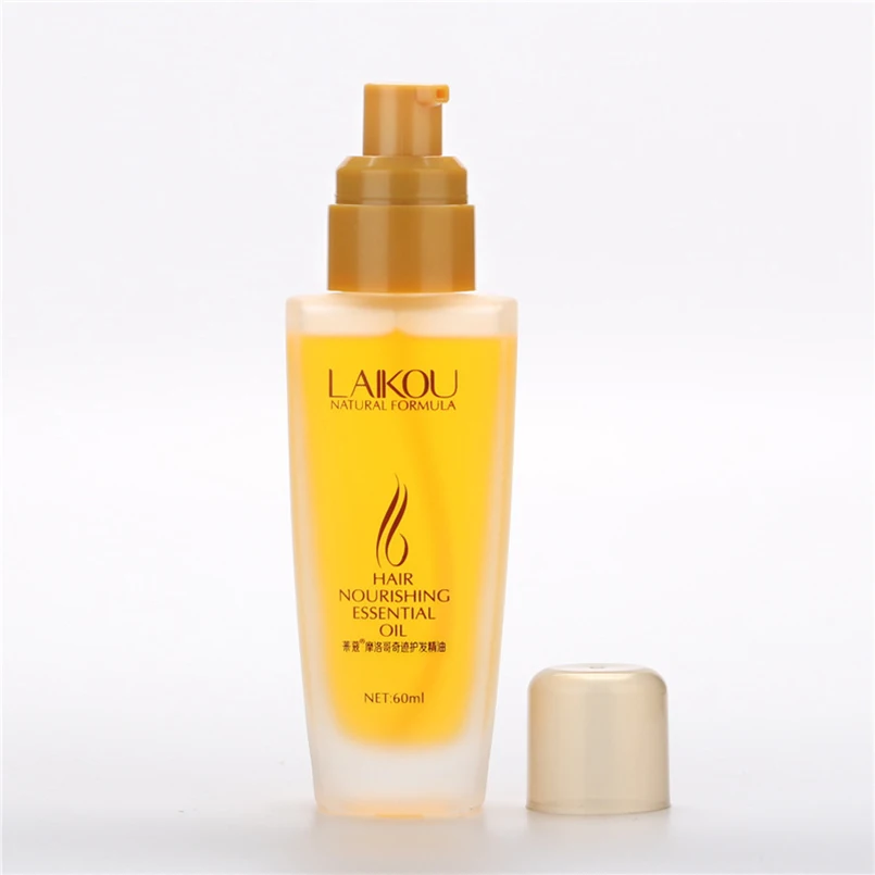 LAIKOU Brand 60ml Morocco Argan Oil Hair Care Dry Damaged Repair Treatment Nourishing Essential Oil Hair Loss Products Maquiagem LAIKOU Brand 60ml Morocco Argan Oil Hair Care Dry Damaged Repair Treatment Nourishing Essential Oil Hair Loss Products Maquiagem
