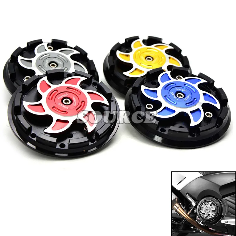 tmax logo tmax530 500 motorcycle engine protective cover protector engine stator cover For YAMAHA tmax 530 Tmax500 2004-2016