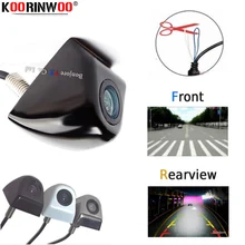 Koorinwoo Multifunctical Interruttore HD Auto Telecamera reaview Lato Anteriore della macchina fotografica di Sistema Video RCA 12 v Parcheggio Della Macchina Fotografica NTSC/PAL per il Veicolo