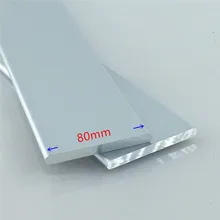 6063-T5 алюминиевая пластина 6 мм x 80 мм длина 250 мм толщина окисления алюминиевого сплава 6 мм ширина 80 мм