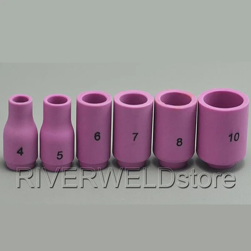

TIG KIT Alumina Ceramic Nozzle Cups 13N08 13N09 13N09 13N10 13N11 13N12 Fit TIG Welding Torch WP SR PDA DB 9 20 25,6PK