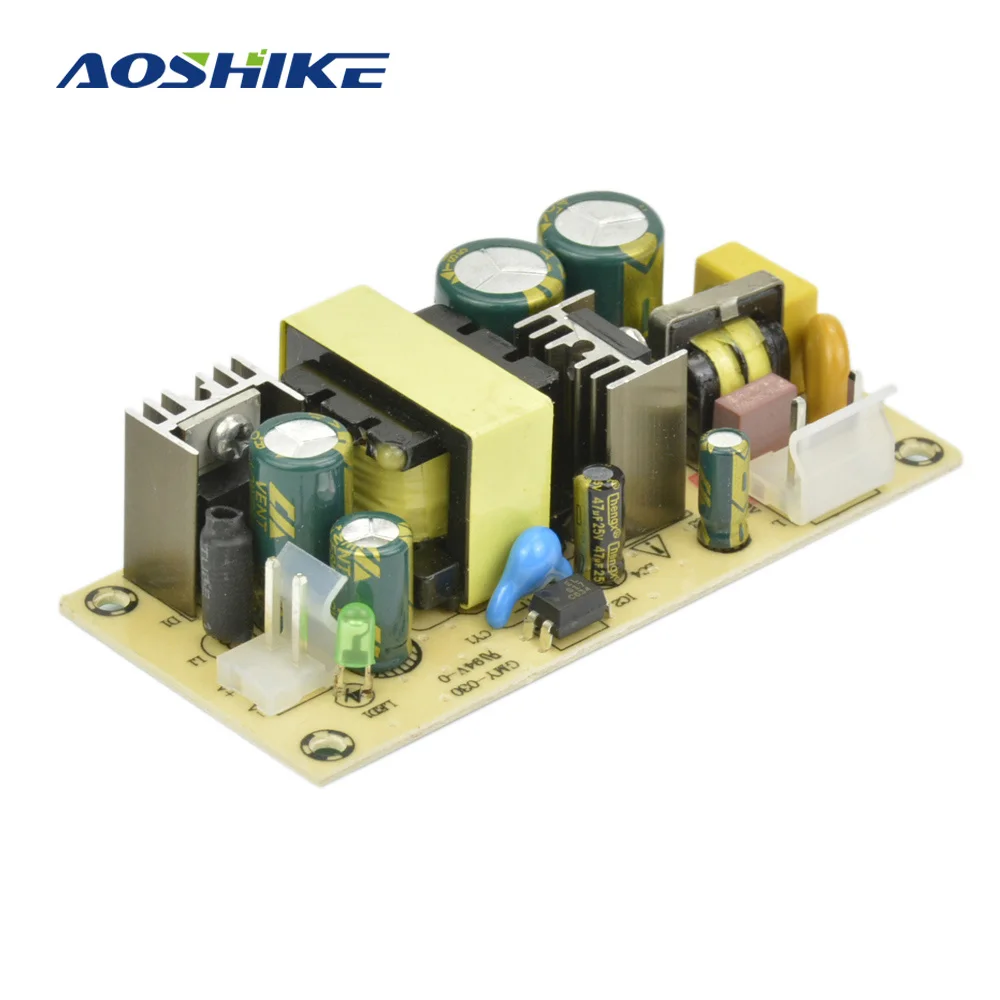 AOSHIKE 1 шт. Новый AC100 240V к DC12V 3A переключатель питание модуль адаптер платы 36 Вт