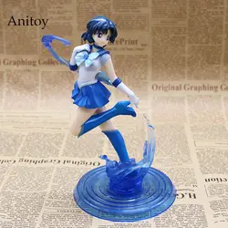 Figuarts нулевой Сейлор Мун Сейлор Меркурий Mizuno Ami 20th юбилей ПВХ фигурку Коллекционная модель игрушки куклы 19 см KT461