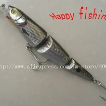 Slammer Тип 3 секции воблер(MS130S) жесткая пластиковая наживка приманка, приманка для рыбалки