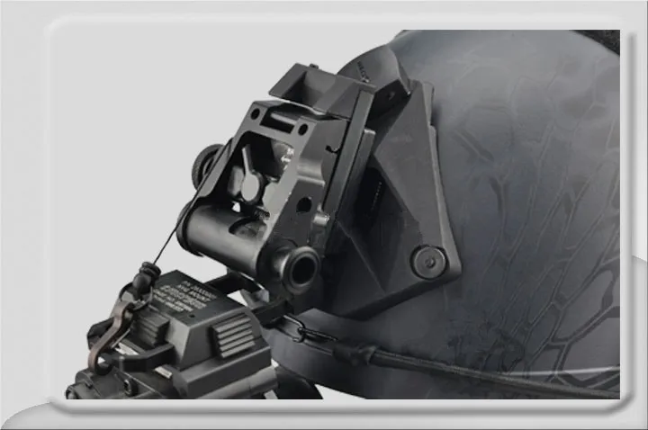 Tactical helmet L3 Series NVG MOUNT-A for helmet or night vission black DE FG (6)