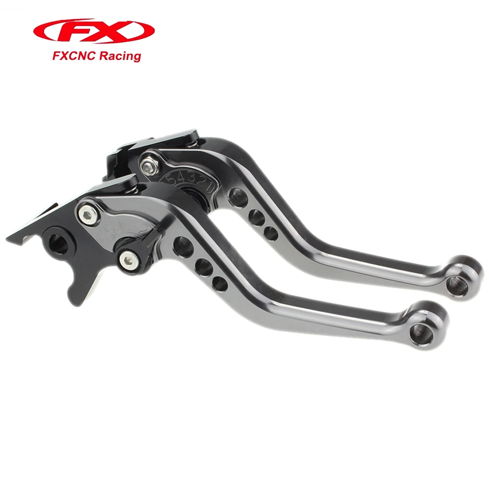 Fx Cnc Motorcycle Brake Clutch Levers Long&Short 10 Colors Aluminum For