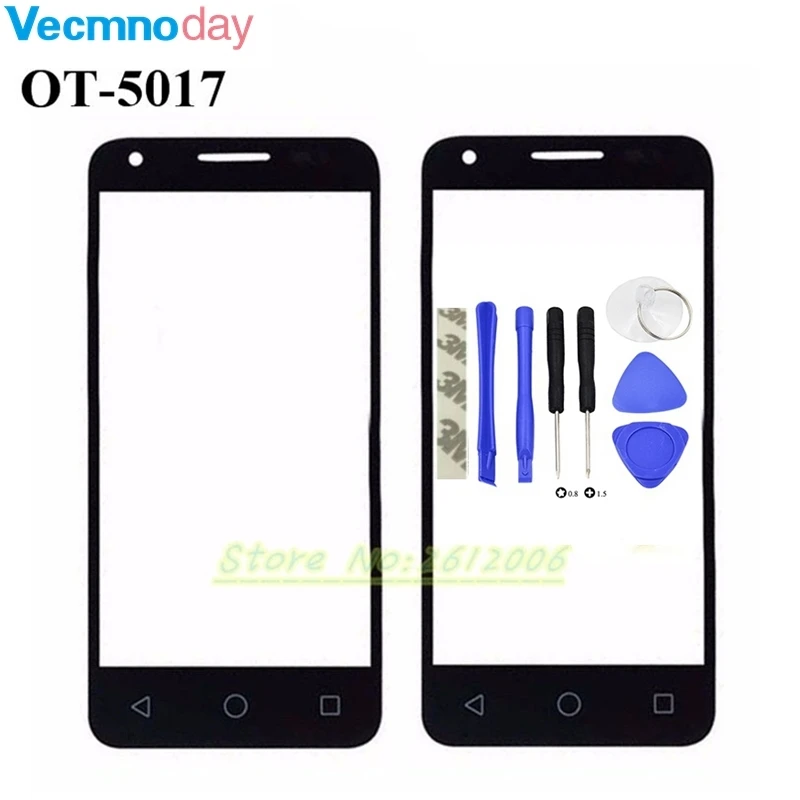 

Vecmnoday For Alcatel PIXI 3 4.5 OT5017 OT5017D OT5017X 5017 5017D 5017X OT-5017 Touch Screen Digitizer Glass Sensor+Tools