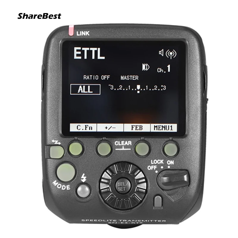 

Shanny SN-E3-RTs Transmitter Flash Trigger for Canon 600EX-RT Yongnuo YN600EX-RT SN600C-RT Flash Speedlite As ST-E3/Slave, Radio