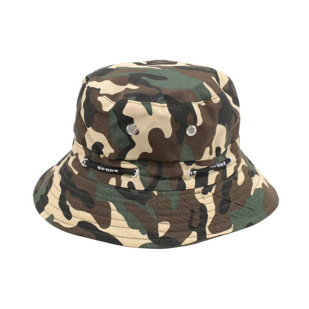 Men Women Camouflage Bucket Hat Outdoor Hunting Camping Boonie Fishing ...