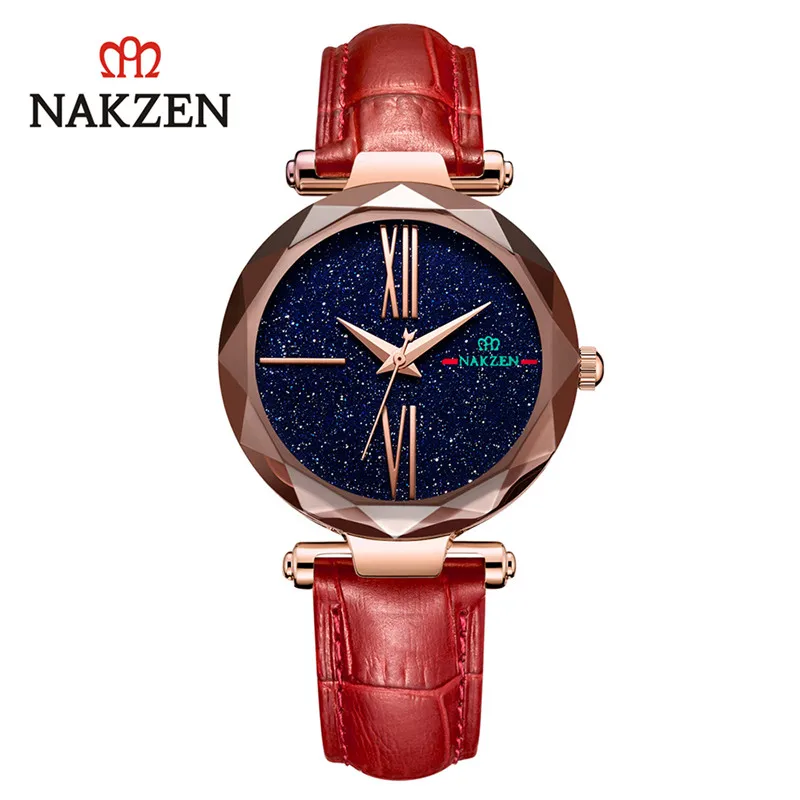 NAKZEN Натуральная Мода звезда сеть красный стол считываемый ход водонепроницаемый