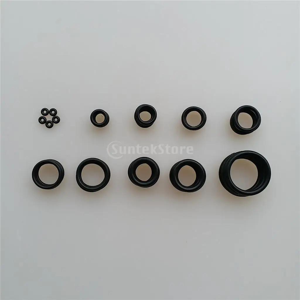 50Pcs Assorted 10 Sizes Scuba Diving O-ring Kit Nitrox Rubber Dive Gear Seal Rings Washers Repair Replacement Diver Accessories
