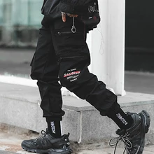 April MOMO хип-хоп джоггеры брюки мужские повседневные мульти-pocke B мужские брюки-карго уличная одежда спортивные брюки Харадзюку