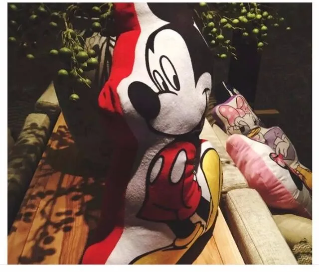 Kawaii мультфильм Микки Минни Дейзи подушка для путешествий 3 размера для взрослых детей офисные подушки для шеи