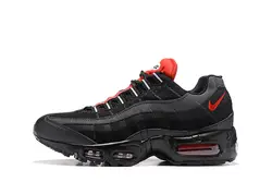 Мужские кроссовки для бега Nike Air Max 95 Essential красно-черные спортивные амортизационные кроссовки Nike Air Max 95 Essential Original