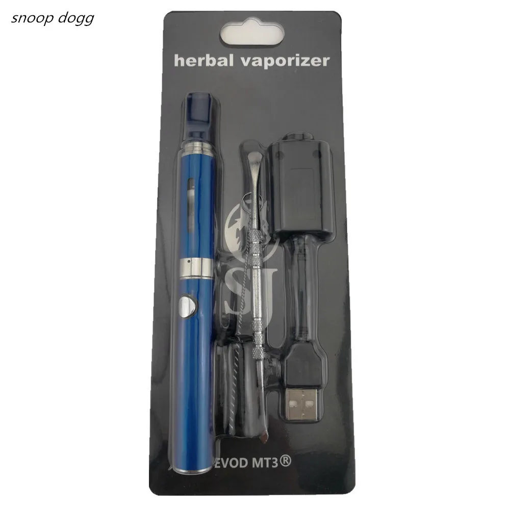 EVOD MT3 SJ Dry Herb Vaporizer e cigarette herbal tank Atomizer 650mah