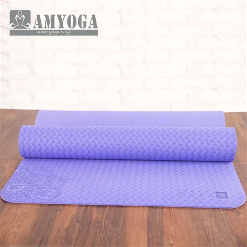 yoga and fitness mat