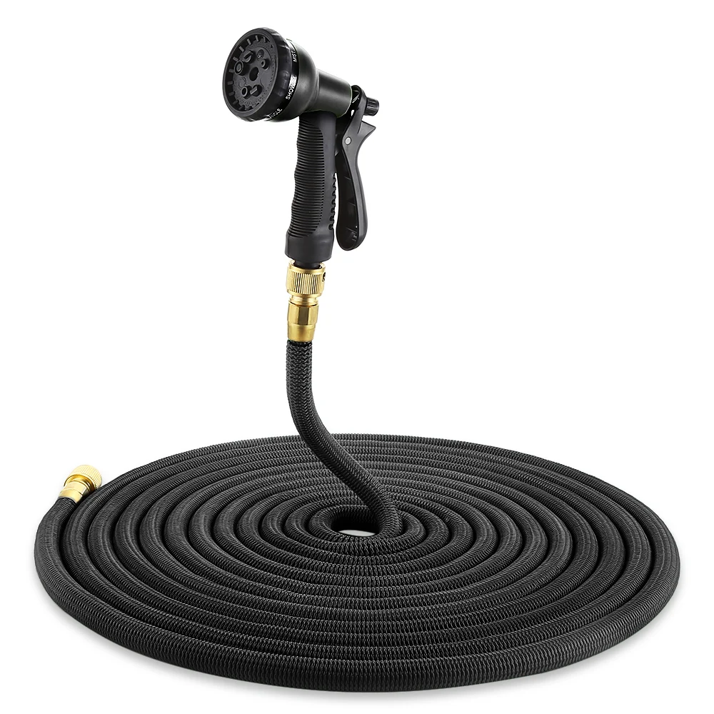 

Garden Expandable Magic Flexible Water Hose Spray Nozzle 25 / 50 / 75 / 100ft