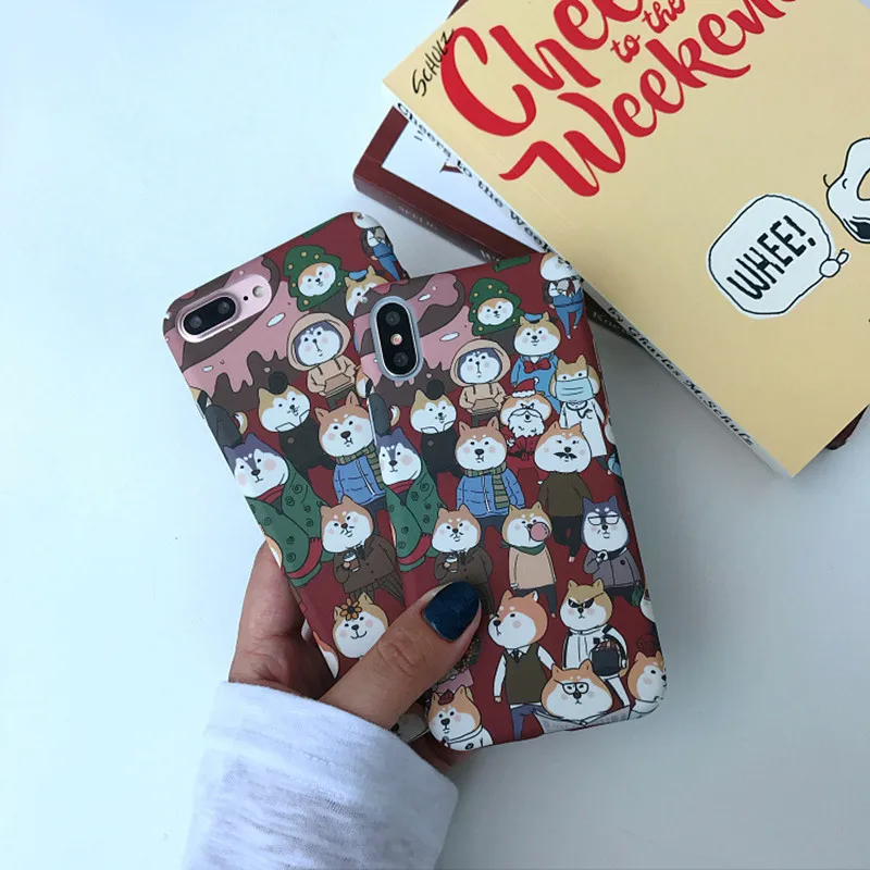 Чехол для iphone X XS max XR 6 6S plus 7 7plus 8 8plus Kawaii тонкий с изображением японского