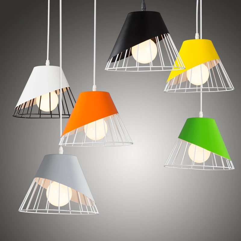 

Modern minimalist design Nordic iron color bar restaurant bedroom bedside window single head lamp