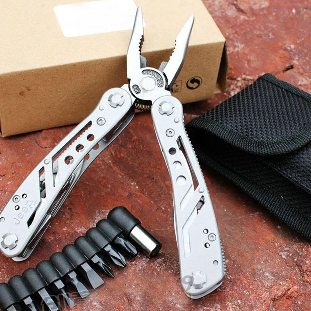 LHX CYP115 Multifunctional Pocket Folding Multi Tool Knife Army Suvival