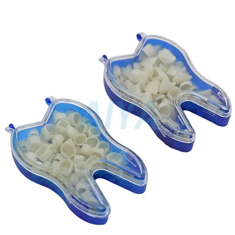 2 коробки стоматология оральный стоматологический временный Задний Передний зубы Корона Смола зуб стоматологические материалы стоматолога продукты