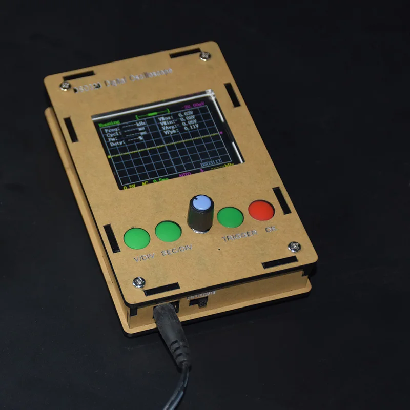 

Original Oscilloscope Fully Assembled Digital LCD Kit Parts with Case Oscilloscope For Early Electronic Enthusiasts Operation