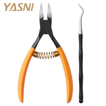 Резиновая ручка для ногтей кутикулы инструмент для ухода из нержавеющей стали палец и носок омертвевшая кожа, кутикулы ножницы для ногтей NT147