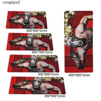 

Colorful Borderlands Feature Characters Design Speed Control Gaming Surface Mouse Pad Computer Notebook Mice Mat