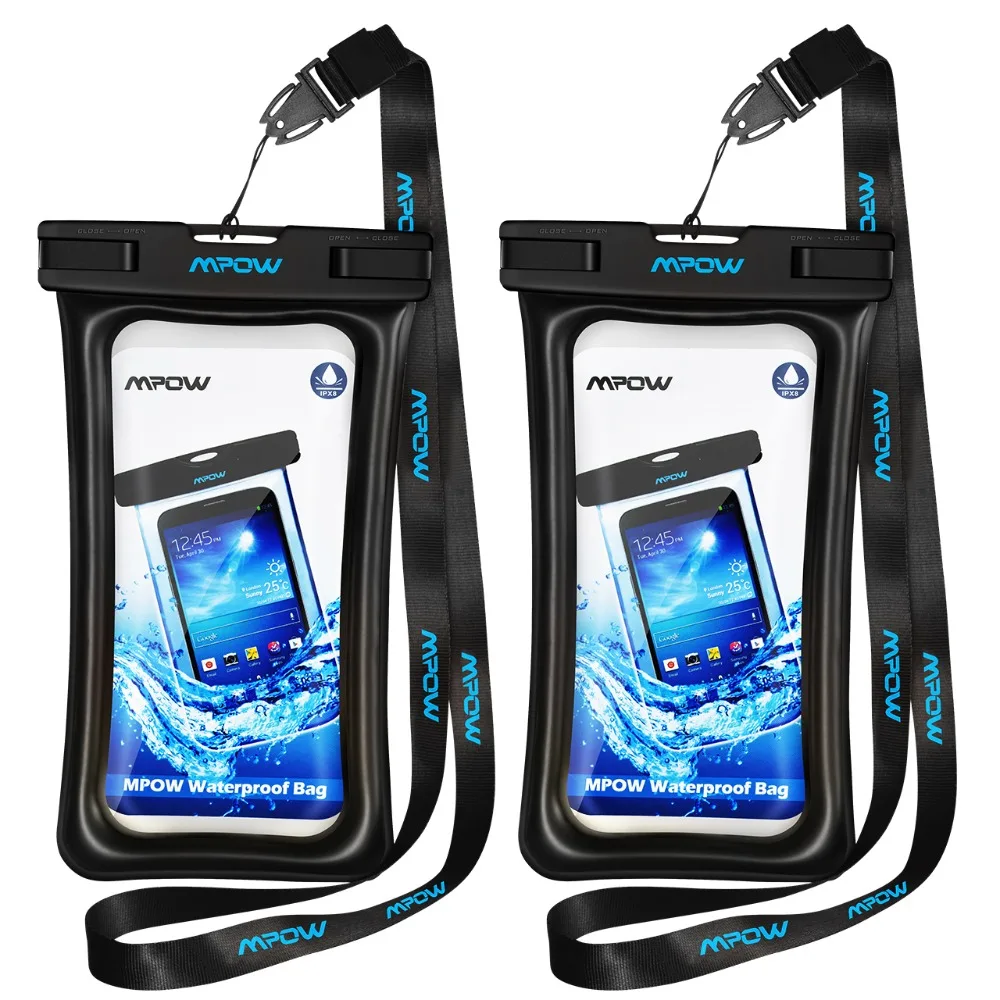 

2 Pcs Swimming Bags Waterproof IPX8 Underwater Phone Case for iPhone Huawei Xiaomi Waterproof Smart Phone Pouch Bag Diving Bags