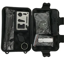 8 в 1 выживания Комплект Открытый SOS оборудование для кемпинга путешествия универсальный аварийный поставляет тактические Multi костюм